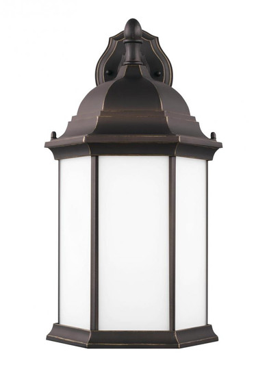 Sevier traditional 1-light outdoor exterior large downlight outdoor wall lantern sconce in antique b (38|8438751-71)