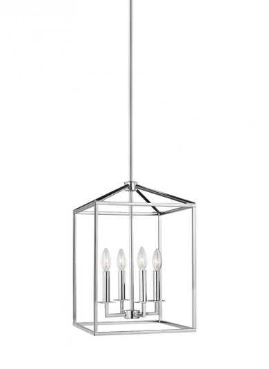 Perryton transitional 4-light LED indoor dimmable small ceiling pendant hanging chandelier light in (38|5215004EN-05)
