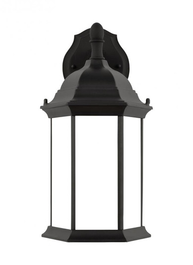 Sevier traditional 1-light outdoor exterior medium downlight outdoor wall lantern sconce in black fi (38|8938751-12)