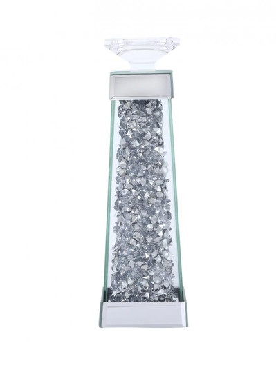 Sparkle 4.7 In. Contemporary Silver Crystal Candleholder (758|MR9238)