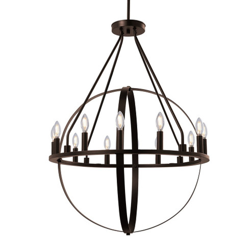 Orbit 32'' Chandelier (254|NSH-4284-DBRZ)