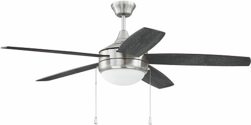Phaze 5 52'' 5-Blade Ceiling Fan in Brushed Polished Nickel w/ Brushed Nickel/Greywood Blades; In (20|PHA52BNK5-BNGW)