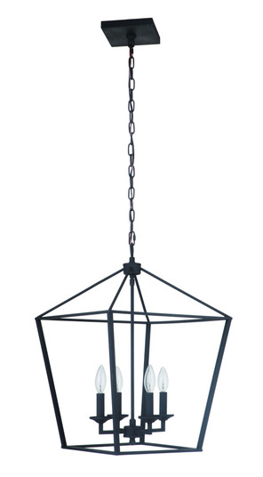 Flynt 4 Light Medium Foyer in Flat Black (20|52935-FB)