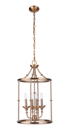 Marlowe 4 Light Foyer in Satin Brass (20|53734-SB)