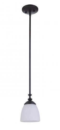 Marlowe 1 Light Mini Pendant in Flat Black (20|53791-FB)