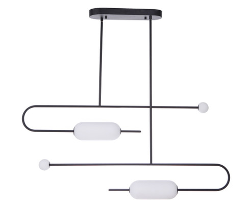 Tuli LED Island in Flat Black (20|53874-FB-LED)