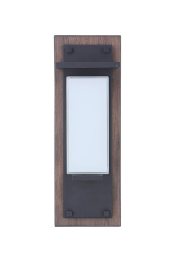 Heights 1 Light Small Outdoor LED Wall Lantern in Whiskey Barrel/Midnight (20|ZA2502-WBMN-LED)
