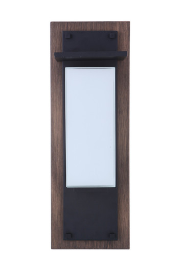 Heights 1 Light Large Outdoor LED Wall Lantern in Whiskey Barrel/Midnight (20|ZA2522-WBMN-LED)