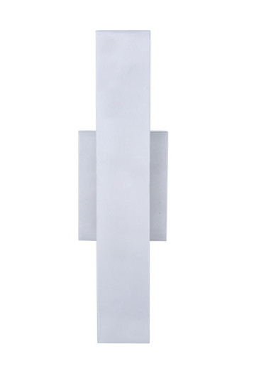Rens 1 Light Small Outdoor LED Wall Lantern in Brushed Aluminum (20|ZA2600-BAO-LED)