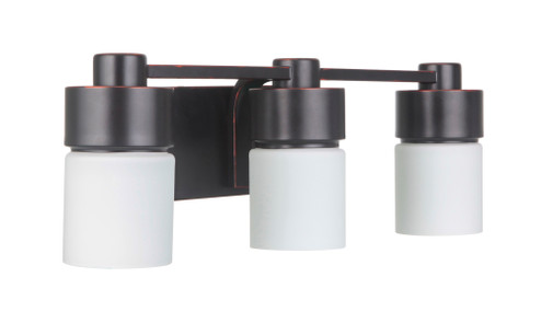 District 3 Light Vanity in Flat Black (20|12322FB3)