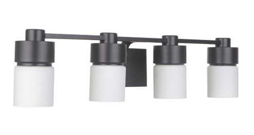 District 4 Light Vanity in Flat Black (20|12331FB4)