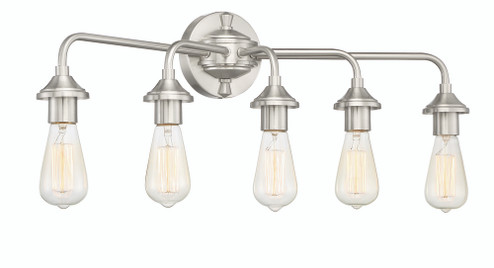 Bridgestone 5 Light Vanity in Brushed Polished Nickel (20|53005-BNK)