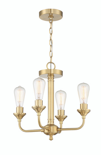 Bridgestone 4 Light Convertible Semi-Flush in Satin Brass (20|53054-SB)