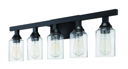 Chicago 5 Light Vanity in Flat Black (20|53105-FB)