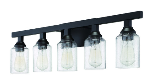 Chicago 5 Light Vanity in Flat Black (20|53105-FB)