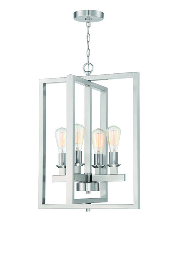 Chicago 4 Light Foyer in Brushed Polished Nickel (20|53134-BNK)