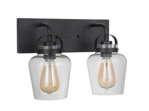 Trystan 2 Light Vanity in Flat Black (20|53502-FB)