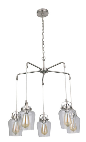 Trystan 5 Light Chandelier in Brushed Polished Nickel (20|53525-BNK)