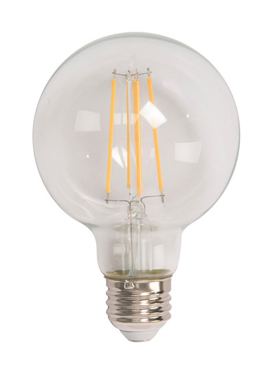 4.72'' M.O.L. Clear LED G25, E26, 8W, Dimmable, 2700K (20|9651)