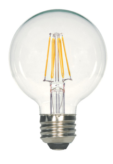 4.72'' M.O.L. Clear LED G25, E26, 8W, Dimmable, 2700K (20|9651)
