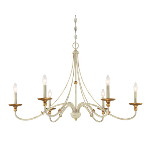 Westchester County - 6 Light - 40'' Chandelier (10|1046-701)