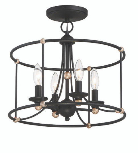 Westchester County - 4 Light Semi Flush (10|1049-677)