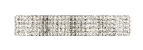 Ollie 4 light Chrome and Clear Crystals wall sconce (758|LD7017C)