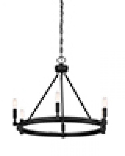 Fiora 6 Light Chandelier (21|92586-BK)