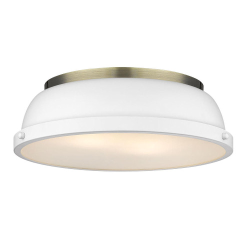 Flush Mount - 14'' (36|3602-14 AB-WHT)