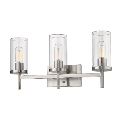 Golden Lighting Winslett 3-light Vanity in Pewter (36|7011-BA3 PW-CLR)