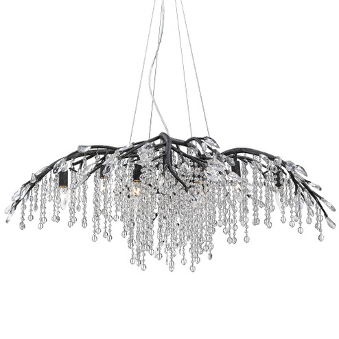 Golden Lighting Autumn Twilight 12-light Chandelier in Black Iron (36|9903-12 BI)