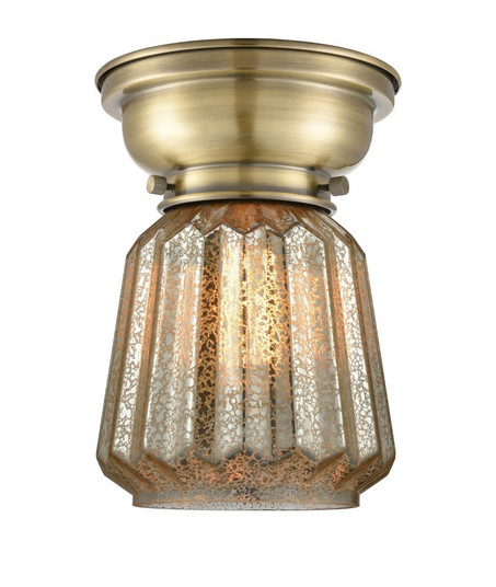 Chatham - 1 Light - 7 inch - Antique Brass - Flush Mount (3442|623-1F-AB-G146)