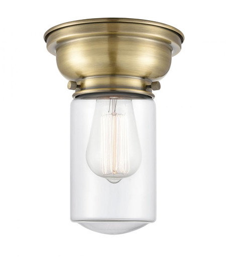 Dover - 1 Light - 6 inch - Antique Brass - Flush Mount (3442|623-1F-AB-G312-LED)