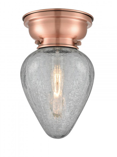 Geneseo - 1 Light - 7 inch - Antique Copper - Flush Mount (3442|623-1F-AC-G165-LED)