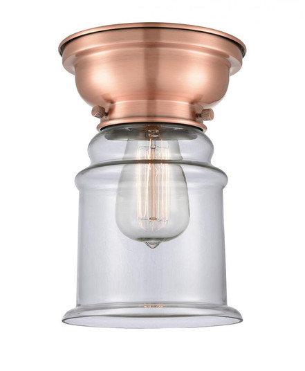 Canton - 1 Light - 6 inch - Antique Copper - Flush Mount (3442|623-1F-AC-G182)