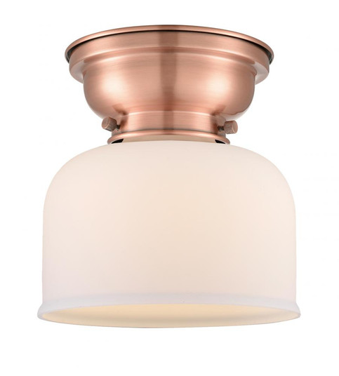 Bell - 1 Light - 8 inch - Antique Copper - Flush Mount (3442|623-1F-AC-G71)