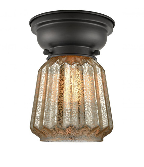 Chatham - 1 Light - 7 inch - Matte Black - Flush Mount (3442|623-1F-BK-G146-LED)