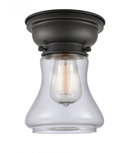 Bellmont - 1 Light - 6 inch - Matte Black - Flush Mount (3442|623-1F-BK-G192)