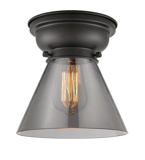 Cone - 1 Light - 8 inch - Matte Black - Flush Mount (3442|623-1F-BK-G43)