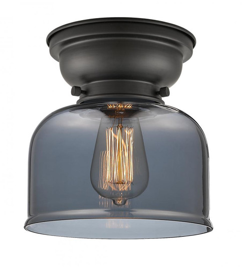 Bell - 1 Light - 8 inch - Matte Black - Flush Mount (3442|623-1F-BK-G73)