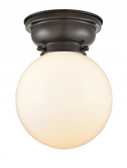 Beacon - 1 Light - 8 inch - Oil Rubbed Bronze - Flush Mount (3442|623-1F-OB-G201-8)