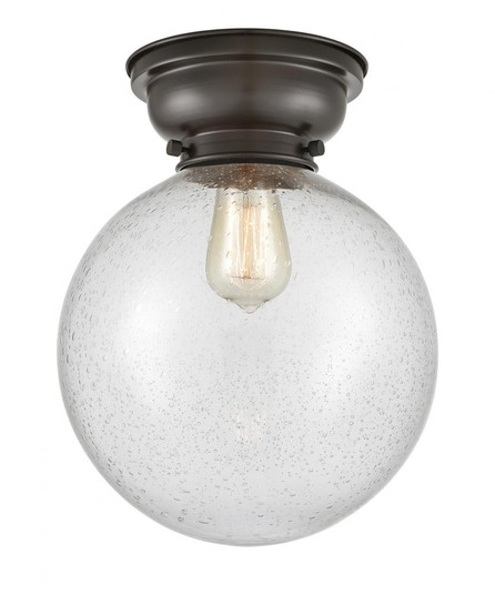 Beacon - 1 Light - 10 inch - Oil Rubbed Bronze - Flush Mount (3442|623-1F-OB-G204-10-LED)