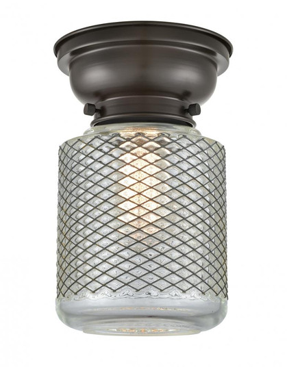 Stanton - 1 Light - 6 inch - Oil Rubbed Bronze - Flush Mount (3442|623-1F-OB-G262)