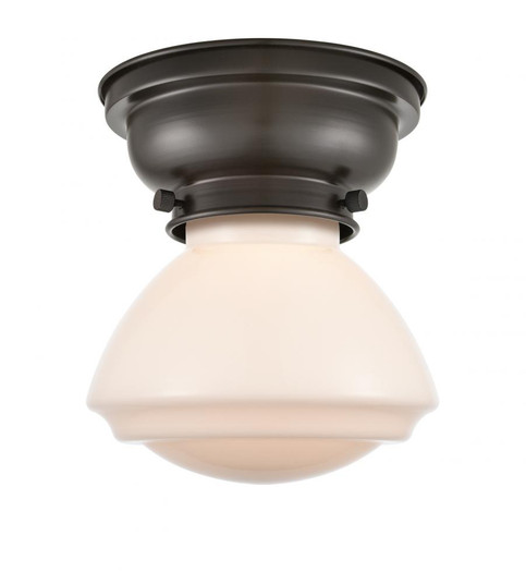 Olean - 1 Light - 7 inch - Oil Rubbed Bronze - Flush Mount (3442|623-1F-OB-G321-LED)