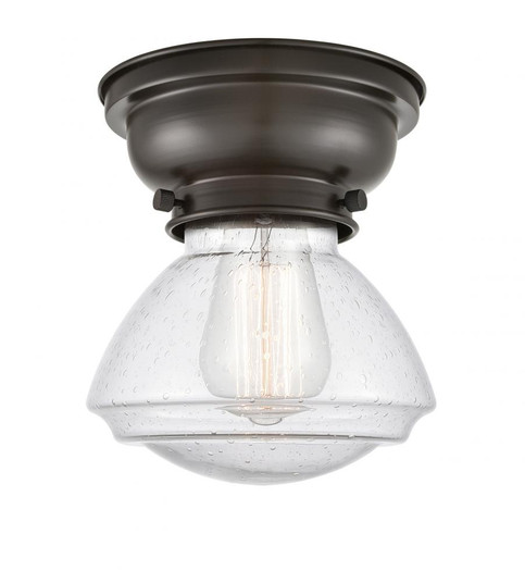 Olean - 1 Light - 7 inch - Oil Rubbed Bronze - Flush Mount (3442|623-1F-OB-G324)