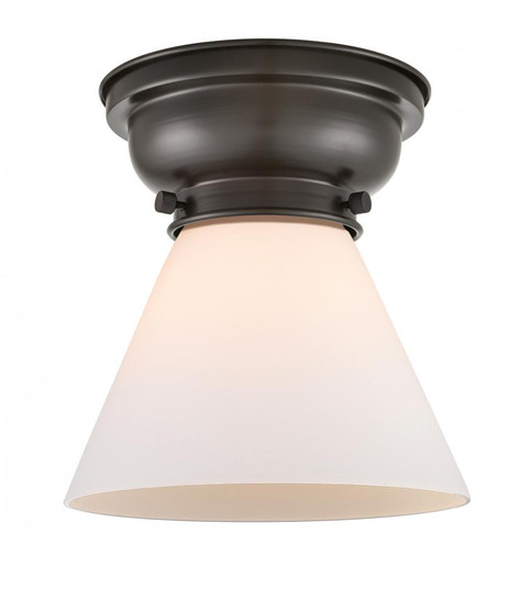 Cone - 1 Light - 8 inch - Oil Rubbed Bronze - Flush Mount (3442|623-1F-OB-G41-LED)
