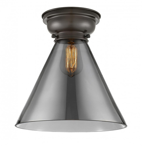 Cone - 1 Light - 12 inch - Oil Rubbed Bronze - Flush Mount (3442|623-1F-OB-G43-L)