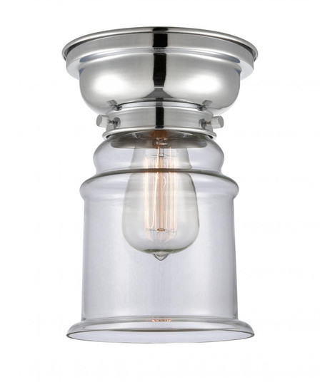 Canton - 1 Light - 6 inch - Polished Chrome - Flush Mount (3442|623-1F-PC-G182-LED)