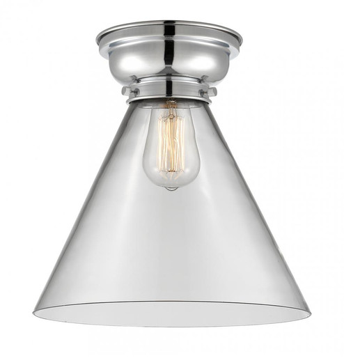 Cone - 1 Light - 12 inch - Polished Chrome - Flush Mount (3442|623-1F-PC-G42-L)