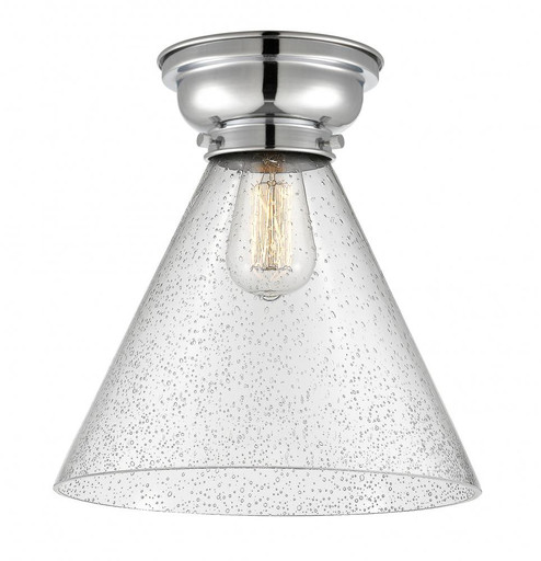 Cone - 1 Light - 12 inch - Polished Chrome - Flush Mount (3442|623-1F-PC-G44-L)